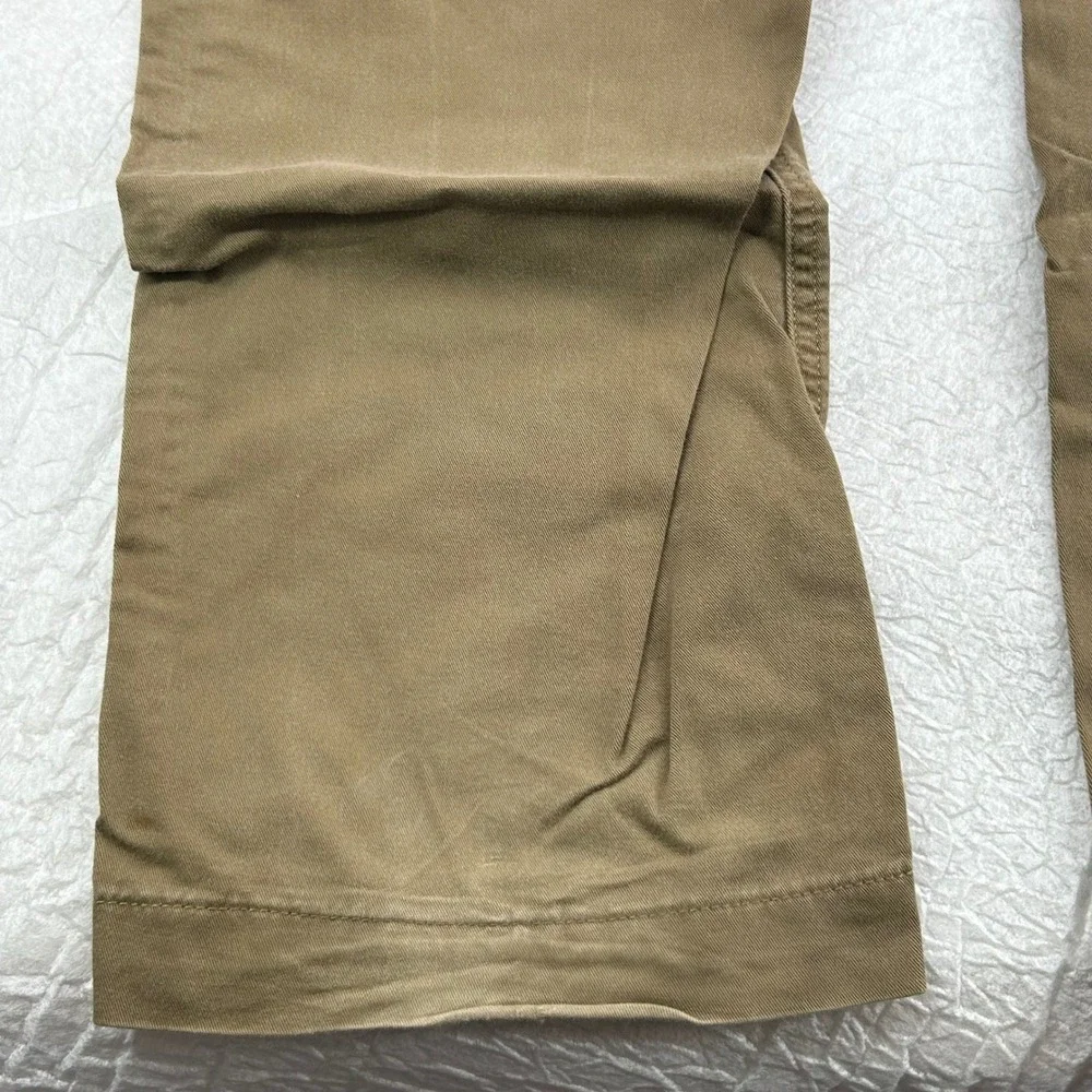 Levi Strauss Chino Pants Mens 42x32 Olive Green Cotton Twill‎ Straight Workwear